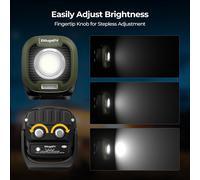13500mah Rechargeable Camping Lamp,2700k-6500k & 1500lm Camping Lamp With Red Light,Mood Light,Camping Lantern For Camping,Travel And Emergency