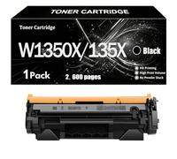 135A W1350X Compatible pour HP W1350A 135X Cartouche de Toner Noir | Remplacement pour HP LaserJet M209dw M234dw M234sdn M234sdw Imprimante avec puce 1 200 / 2 600 pages,X