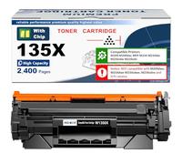 135X W1350X ( 135A W1350A ) Cartouche de Toner [avec Puce] Haut Rendement 2400 Pages Compatible pour HP Laserjet M207dw M209 M209d M209dw M234 M234d M234dw M234sdw M234sdn M235sdw Imprimantes