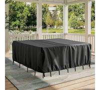 135x90x80cm/Longueur x Largeur x Hauteur Housse de canapé exterieur imperméable | Bache pour Salon De Jardin | Housse de Table Jardin Imperméable | Oxford 420D robustes, imperméables et coupe-vent