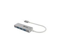 SANDBERG 136-03 - Hub USB-C 4 ports USB 3.0, 1 charge, aluminium