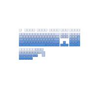 136 Touches OEM-Profile PBT Keycaps Gradient Translucide Touches Gravées Latéralement pour Clavier Mécanique de Jeu B