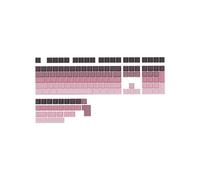 136 Touches OEM-Profile PBT Keycaps Gradient Translucide Touches Gravées Latéralement pour Clavier Mécanique de Jeu C