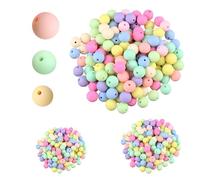 1360 Pièces Boules De Bonbons Givrées, Ensemble De Perles Acryliques, Perles De Bracelet, Perles à Enfiler, Perles Artisanales Pour Bracelet Collier DIY (6/8/10 Mm)