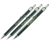 136030 Lot De 3 Porte-Mines Tk-Fine 9760, Mines Fines: 0,35 Mm, 0,5 Mm + 0,7 Mm Couleur Du Corps: Vert.