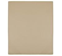 Vidaxl Drap-Housse Jersey Taupe 140x200 Cm Coton