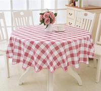 137-200cm PVC Hôtel Imperméable Et Résistant à L’Huile Grande Nappe Ronde Hôtel Tissu De Table Ronde en Plastique sans Lavage Et Résistant Aux Brûlures, Wave Edge 109, 152cm Diameter