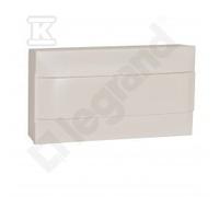 137426 PRACTIBOX S Tableau 1x18 saillie porte blanche