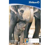 Pelikan bloc à dessin C 2/10 DIN A2 100 g/qm 10 feuilles motif aléatoire (1 pièce)