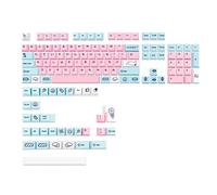 137Keys PBT Sweet Girl Keycap Cherry Profile DYE-SUB Japan Keycap pour clavier mécanique Cherry MX Switch GK61 64 108