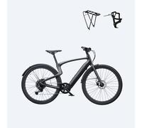 (Cadeau promotionnel de 65 € + porte-bagages offert) Urtopia Carbon 1 Pro, vélo électrique avec ChatGPT intégré - M (170 ~ 185 cm) / Noir / Sèche-cheveux