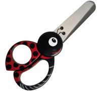 [1381-3] Fiskars Lot de 3 Ciseaux Enfants Coccinelle 13 cm droitiers et gauchers