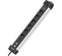 1391005516 Multiprise 6 Prises Universelles Avec Chargeur Usb, Noir/Gris[DYB981646]