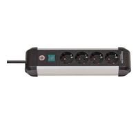 [1391030400] brennenstuhl Multiprise Alu-Line - 4 Prises avec Interrupteur et...