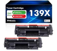 139X 139A Cartouche de Toner Compatible pour HP 139X 139A W1390X W1390A Laserjet Pro 3002dw 3002dn MFP 3102fdn 3102fdw 3002 3102 Multipack ( Noir, 2-Pack )