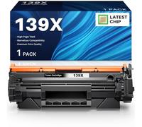 139X 139A Toner Compatible avec HP 139X W1390X 139A W1390A Toner pour HP Laserjet Pro 3002dw 3002dn 3002 Laserjet Pro MFP 3102fdn 3102fdw 3102 Cartouche de Toner ( W1390X Noir, 1 Paquet)