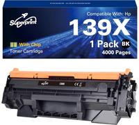 139X Toner Noir (Avec Puce) Compatible Avec Hp 139A W1390A Pour Imprimante Laserjet Pro 3002Dn 3002Dw, Mfp 3102Fdn 3102Fdw (Jumbo, 4000 Pages)[ENC942083]