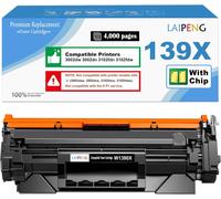 139X W1390X ( 139A W1390A ) Toner Cartouche [Avec Puce] Compatible Pour Hp Laserjet Pro 3002Dw 3002Dn Mfp 3102Fdn 3102Fdw Imprimante Haute Capacité 4000 Pages ¿Noir X 1¿[ENC943837]