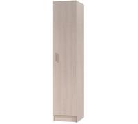 13Casa - Kawai 12 armoire 1 porte. Dim. 37 x 37 x 180 cm. Mélamine. Marronnier.