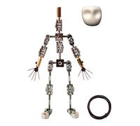 13cm,12CM-20CM Marionnette en métal Figure Armature Système de gréement pour Animation Stop Motion, Kits d'induit Stop Motion DIY, Bras de Plate-Forme en Acier Inoxydable