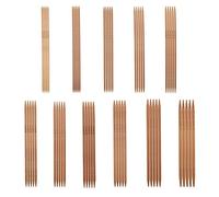 13CM 55Pcs Aiguilles Tricot, Aiguilles Circulaires et Droites 11 Tailles 2.0MM à 5.0MM, pour Chaussettes, Chapeaux et Écharpes