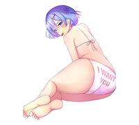13cm Car Styling Maid Re Zero Kara Hajimeru Isekai Seikatsu Anime Rem Essuie-glace