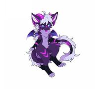 13cm pour Furry Femboy Wolf Étanche Autocollants De Voiture Personnalité Impression Personnalisée Fenêtre Tronc VAN SUV