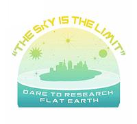 13cmx10.4cm pour The Sky Is The Limit Osez rechercher la Terre plate