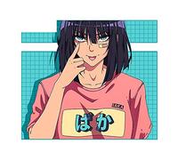 13cmx11.8cm pour The Cool Girl Funny Car Stickers Réfrigérateur Coffre Voiture étanche