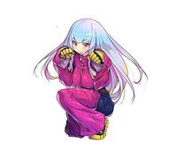 13cmx12.3cm pour The King of Fighters Kula Autocollants De Voiture Anime Occlusion Scratch
