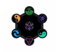 13cmx4.7cm pour The.7 Universal Principles of Alchemy Car Sticker Fine Motorcycle