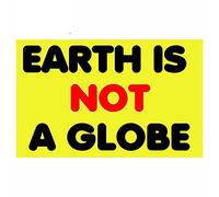 13cmx8.6cm pour la terre n'est pas un globe autocollants de voiture pare-brise anti-rayures