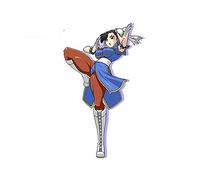 13cmx8cm pour The King of Fighters Chun Li Car Stickers Occlusion Scratch Personality