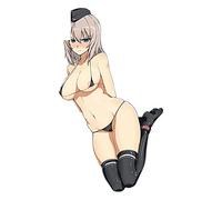 13cmx9.2cm 3D Car Styling Girls Und Panzer Kadotani Anzu Vinyle Decal