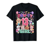 13e Anniversaire Fille Chien Maman Chiot fête 13 Ans Treize T-Shirt