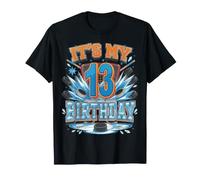 13e Anniversaire Hockey Adolescents garçons Filles Treize 13 Ans Adolescents T-Shirt