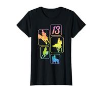 13ème Anniversaire cavalière Amateur de Chevaux Fille de 13 Ans T-Shirt