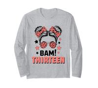 13ème Anniversaire Fille Messy Bun Bäm! Treize Ans Manche Longue