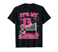 13ème Anniversaire Fille Volleyball Fille Treize 13 Ans T-Shirt