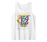 13ème Anniversaire mathématiques Amant Racine carrée de 169 Ans Débardeur