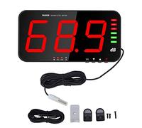 13in Grand écran LED Digital Sound Level Meter Tenture Murale 30dB-130dB Decibel Meter DC5V 1A Micro USB Digital Decibel Reader avec Alarme pour Salle de Classe Studio Home Factory
