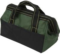 13in Tool Storage Bag Oxford Cloth Multifunctional Waterproof Wide Mouth Handbag for Home Tool Shop Army Green