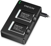 13L Replacement Battery Pack (2 Packs) and Dual Charger for Canon PowerShot G5X, G5X Mark II, G7X, G7X Mark II/III, SX720 HS,SX730 HS,SX740 HS, SX620 HS,G1 X Mark III, G9 X, G9 X Mark II