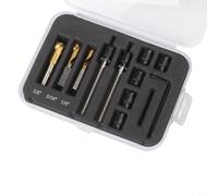 13pcs Foret HSS 6.5-10mm Pour Soudure Par Points | HSS haute , tailles 6.5/8/10mm, finition bavure, pour idéal soudure points, queue plate