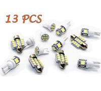 13pcs Led Lights Interior Package Kit for Home License Plate Lamp Bulbs Pure White Light Bulletin Tagged