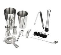13pcs Set Cocktail Shaker Maker Mixer Spirits Bar Muddler Passoire Jigger_Kiliaadk77