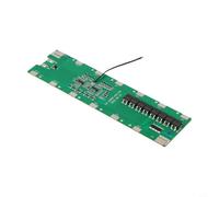 13S 6P 48V E-for Bike Battery PCB Board with Balance for Electric for Bicycle and Scooter Replacement - ABS+PC Material 220x60mm Green Circuit B