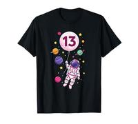 13th Girl Astronaut Space Birthday Dreamer T-Shirt