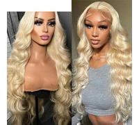 13x4 13x6 HD Transparent 613 Blonde Lace Frontal Cheveux Humains Perruques Lace Wigs 180% Malaisien Lace Front Perruques de Cheveux Humains-13x4 HD Frontal Wig-24inches-180%