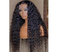 13X4 Deep Wave Perruque Frontale Brésilien Bouclé Perruques De Cheveux Humains Pour Femmes Bob Vague D’eau Cheveux Humains 13X6 Perruques Frontales En Dentelle